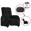 vidaXL Electric Stand Up Massage Recliner Chair Black