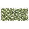 Nature Garden Trellis Green and Brown Willow wood and Polyethylene