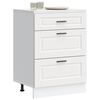 vidaXL Kitchen Base Cabinet White Engineered wood Medium