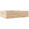 vidaXL Garden Planter Natural Wood Solid Pine Wood Medium Garden Planter