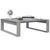 vidaXL Coffee Table Grey Sonoma Engineered Wood Large Decorative Inlays
