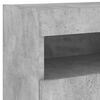 vidaXL TV Wall Cabinet Set of 2 Concrete gray Engineered wood Medium