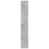 vidaXL Room Divider Bookcase Concrete gray Engineered wood