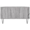 vidaXL Coffee Table Gray Sonoma Engineered wood, Iron Medium