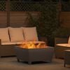 vidaXL Fire Pit Black 31.50 x 31.50 x 16.93 in Steel