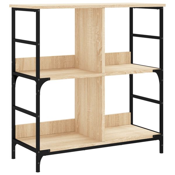 vidaXL Bookshelf Sonoma Oak Engineered wood Medium Bookshelf