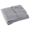 vidaXL Beach Towel Set of 2 Grey 84% Cotton, 16% Polyester
