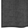 vidaXL Voile Curtains with Tab Top 2 pcs Black