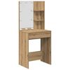 vidaXL Dressing Table Set Artisan Oak Engineered Wood, Acrylic Medium