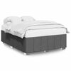 vidaXL Bed Frame Dark Grey