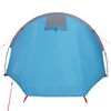 vidaXL Camping Tent Tunnel 4-Person Blue Waterproof