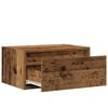 vidaXL Wall-mounted Bedside Cabinet Old wood Engineered wood