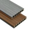 vidaXL WPC Decking Boards with Accessories Brown and Grey 131.2 '&sup2; 7.2 ' (20x149000)