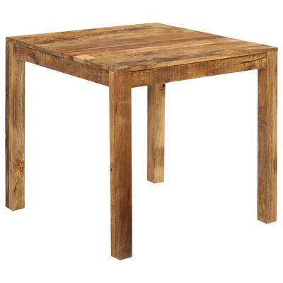 vidaXL Dining Table Solid Mango Wood 32.3"x31.5"x29.9"