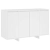 vidaXL Sideboard White Engineered wood 47.2x16.1x29.5 in Sideboard