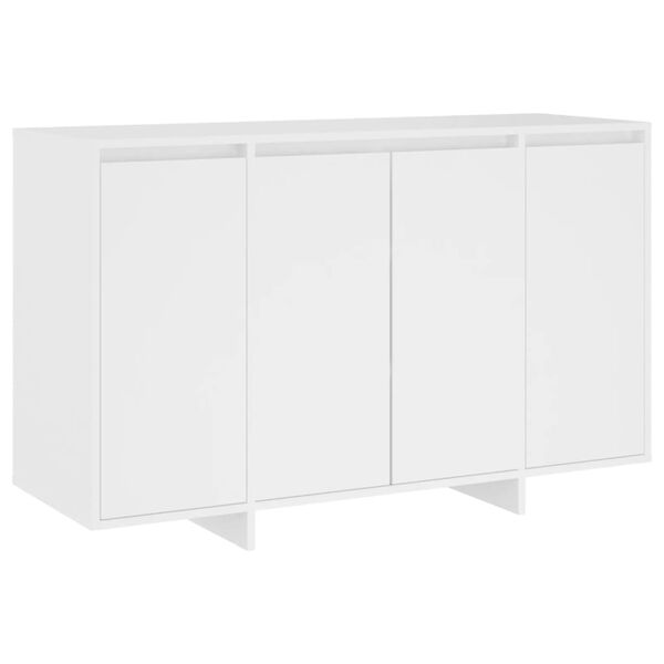 vidaXL Sideboard White Engineered wood 47.2x16.1x29.5 in Sideboard