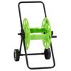 vidaXL Green Hose Reel Cart for 196.9 ' 1/2" Hose Steel