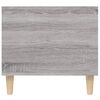vidaXL Coffee Table Gray Sonoma Engineered wood, solid eucalyptus wood