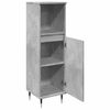 vidaXL Bathroom Cabinet Concrete grey Engineered wood, iron Tall