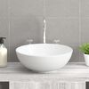 vidaXL Wash Basin White 11.0x11.0x3.9" Ceramic