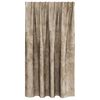 vidaXL Curtain with Curtains 2 pcs Champagne 55.1" x 55.1" Velvet