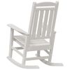 vidaXL Garden Rocking Chair White 70 x 92 x 108cm HDPE