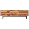 vidaXL TV Stand 55.1"x11.8"x17.7" Solid Wood Acacia