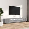 vidaXL TV Cabinet Set Grey Sonoma Engineered Wood TV Cabinet Set