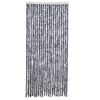 vidaXL Insect Curtain Silver 35.4x78.7" Chenille