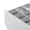 vidaXL Grate Step Silver Galvanized Steel 31.5 x 9.4 x 2.8 in