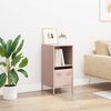 vidaXL Sideboard Pink Cold-rolled Steel Medium Sideboard Rectangular