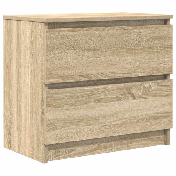 vidaXL TV Cabinet Sonoma Oak Engineered Wood TV Cabinet Rectangular