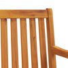 vidaXL Swing Bench Brown Solid acacia wood 43.3 in Swing Bench