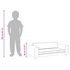 vidaXL Kids Sofa Cream