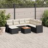 vidaXL Garden Sofa Set Black