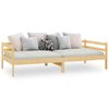 vidaXL Day Bed Natural Pine Solid Pinewood Single