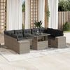 vidaXL Garden Sofa Set Light Grey