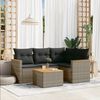 vidaXL Garden Sofa Set Grey