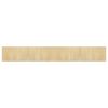 vidaXL Rug Light natural Bamboo, Polypropylene 23.6 x 157.5 in Rug