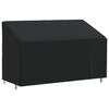 vidaXL Bench Cover Black 420D Oxford fabric with a PU coating