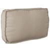 vidaXL Cushion Taupe 27.56 x 15.75 x 4.72 in Oxford Fabric