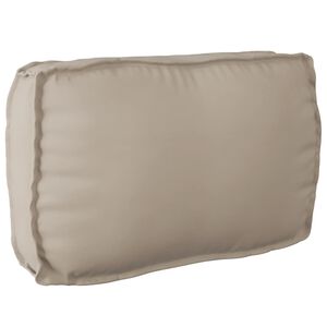 vidaXL Cushion Taupe 27.56 x 15.75 x 4.72 in Oxford Fabric