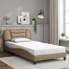 vidaXL Bed Frame Cappuccino