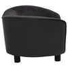 vidaXL Dog Sofa Black
