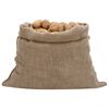 vidaXL Jute Sacks 5 pcs 39.4x43.3" 100% Jute 220 gsm