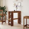 vidaXL Bar Table Old wood Engineered wood Tall Tall Bar Table