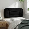 vidaXL Headboard Cushion Black Fabric (100% polyester) 35-39 in