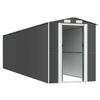 vidaXL Garden Shed Anthracite Galvanized Steel Large Garden Shed