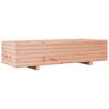 vidaXL Garden Planter Brown Solid Douglas Wood 43.3 x 15.7 x 10.4 in