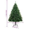 vidaXL Artificial Hinged Christmas Tree